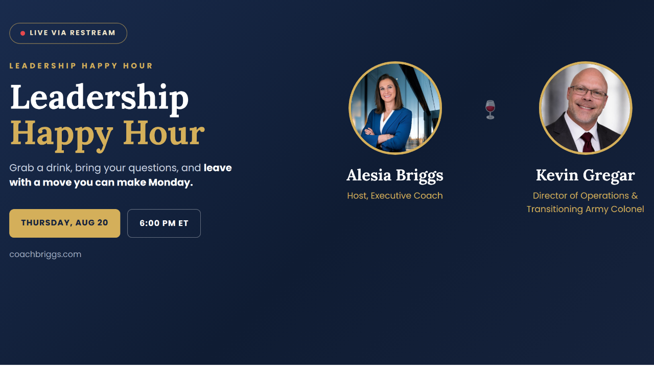 Leadership Happy Hour - August 20th