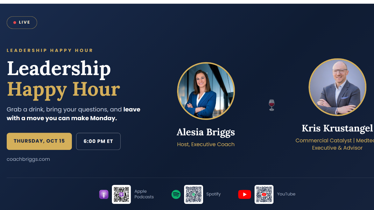 Leadership Happy Hour with Kris Krustangel