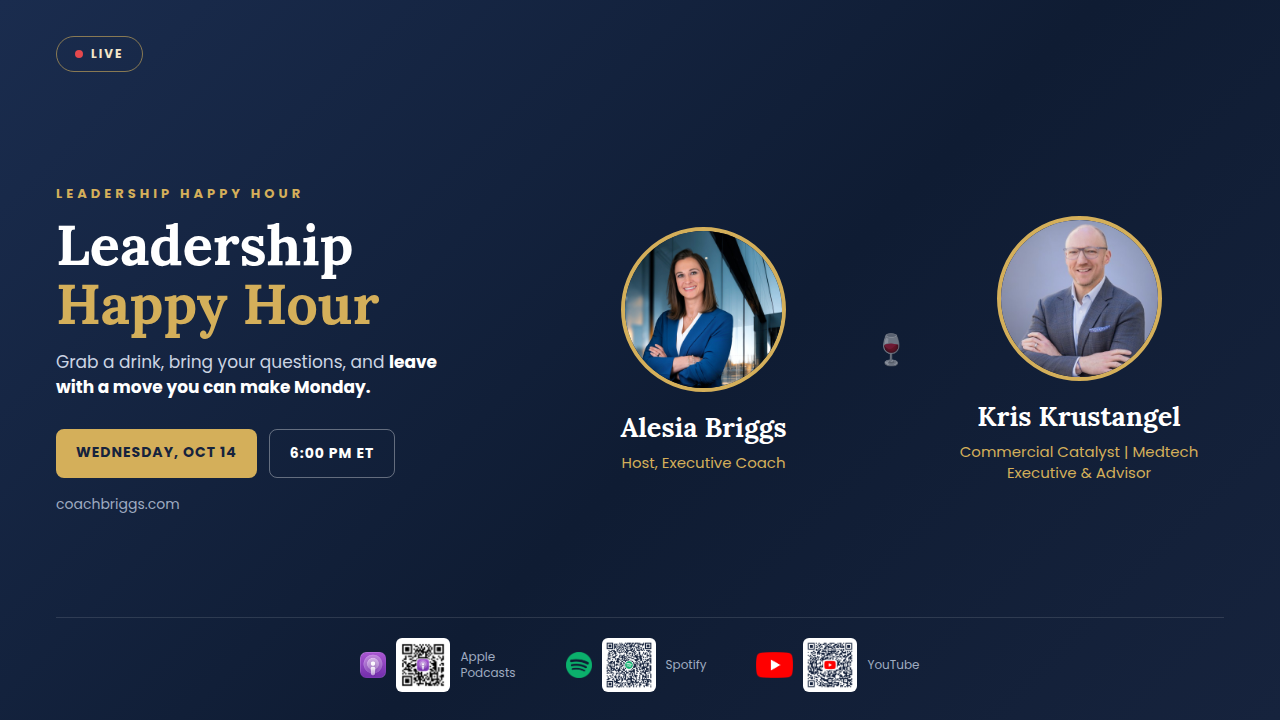 Leadership Happy Hour with Kris Krustangel