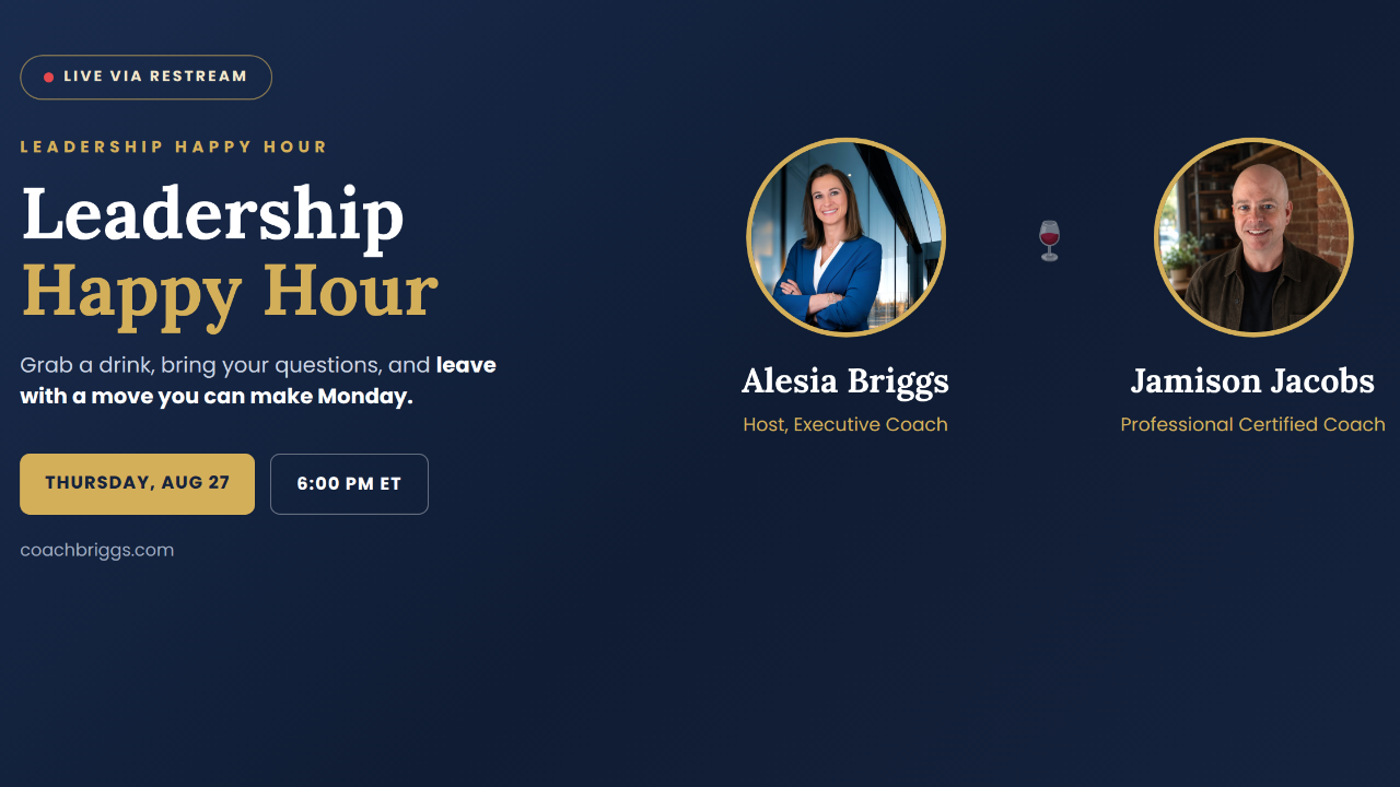 Leadership Happy Hour - August 27th