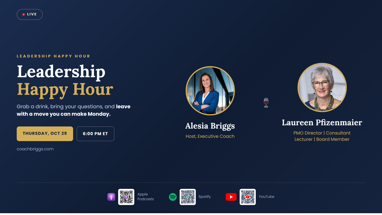 Leadership Happy Hour with Laureen Pfizenmaier